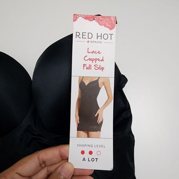 Women's Plus Size RED HOT by SPANX Lace Full Slip Size 1X NEW with Tags - Picture 5 of 10